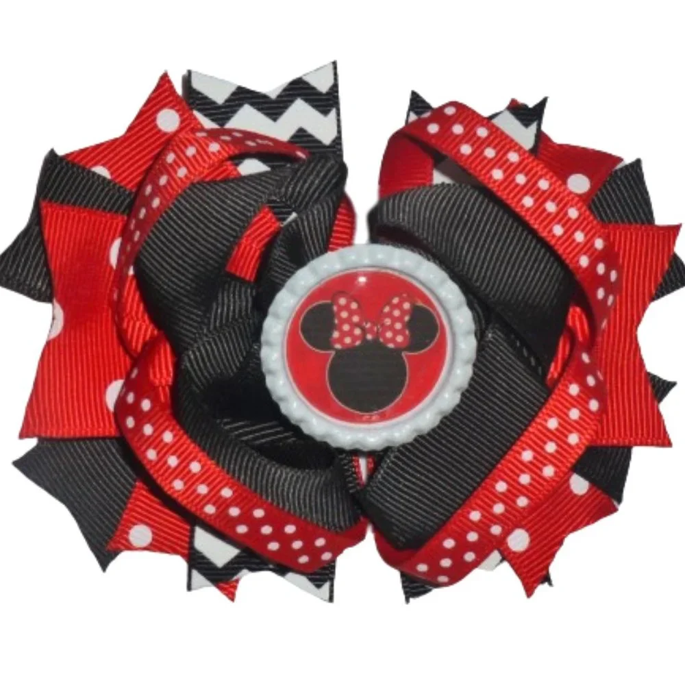Minnie Mouse Girls 5-Inch Hair Bow Clip